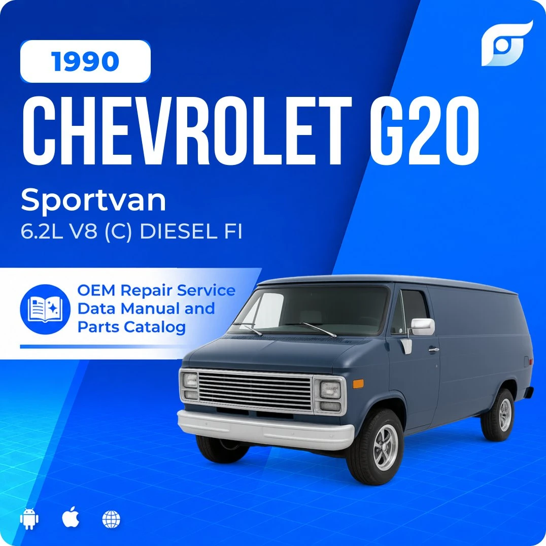 1990 Chevrolet G20 Sportvan - OEM Repair Service Manual