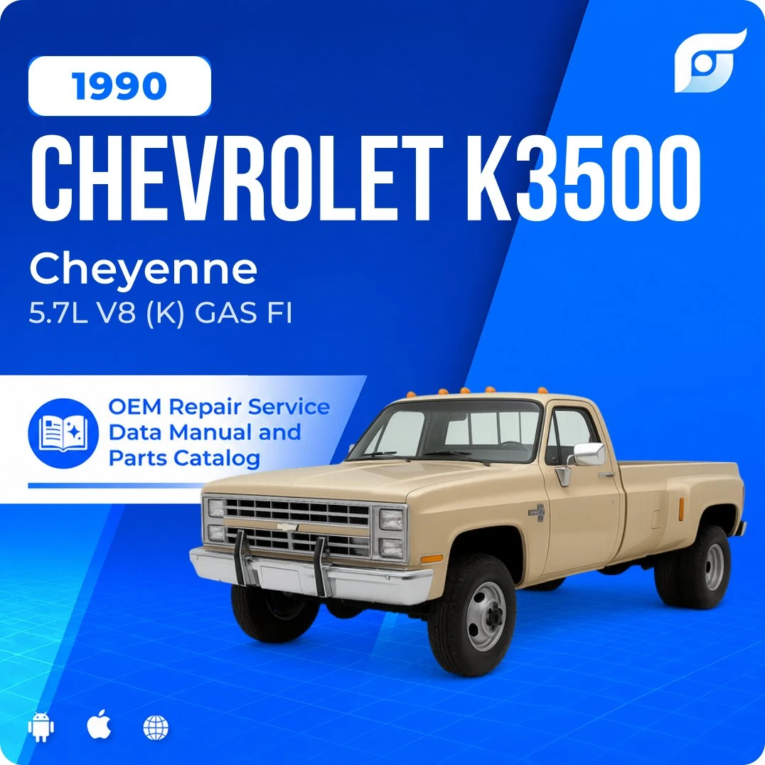 1990 Chevrolet K3500 Cheyenne - OEM Repair Service Manual