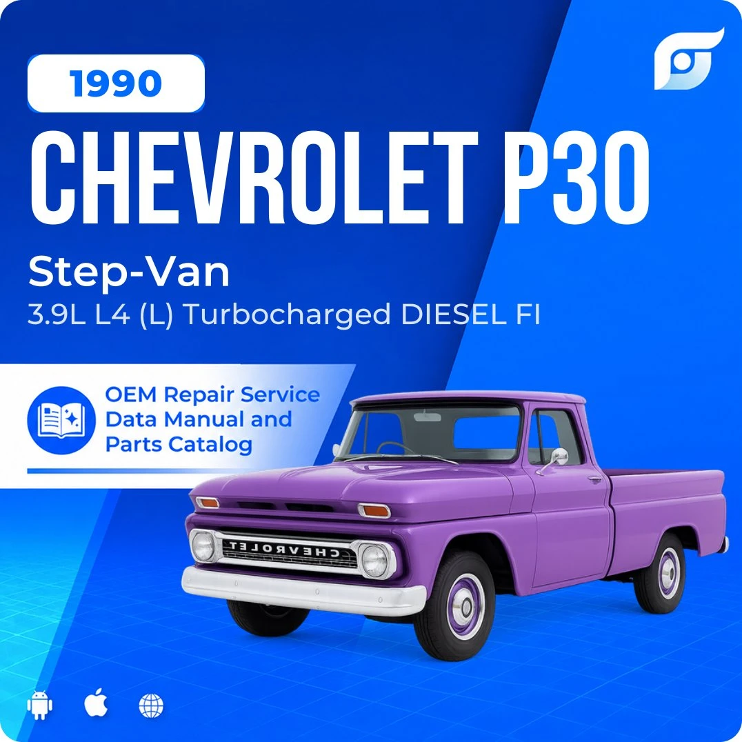 1990 Chevrolet P30 Step-Van - OEM Repair Service Manual