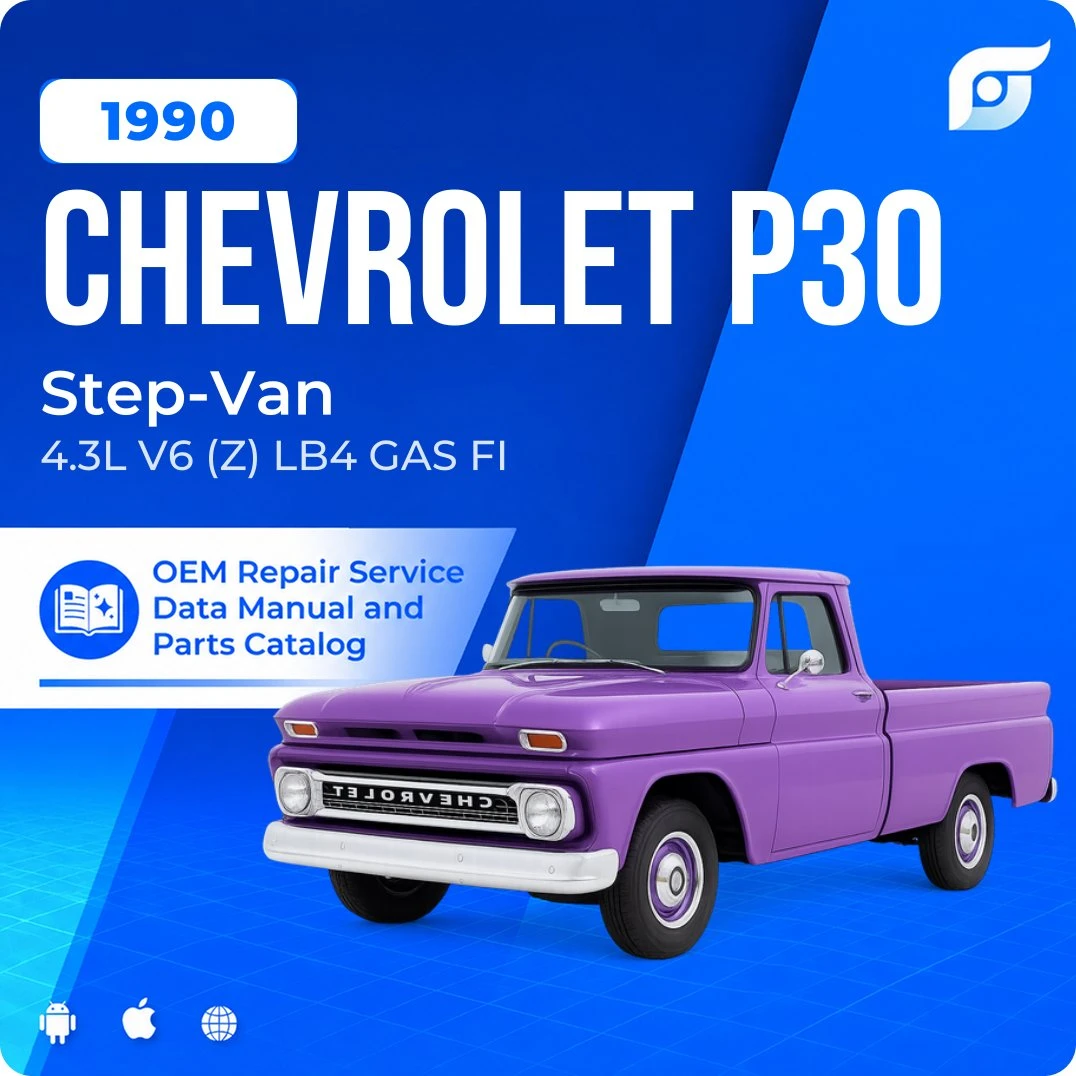 1990 Chevrolet P30 Step-Van - OEM Repair Service Manual
