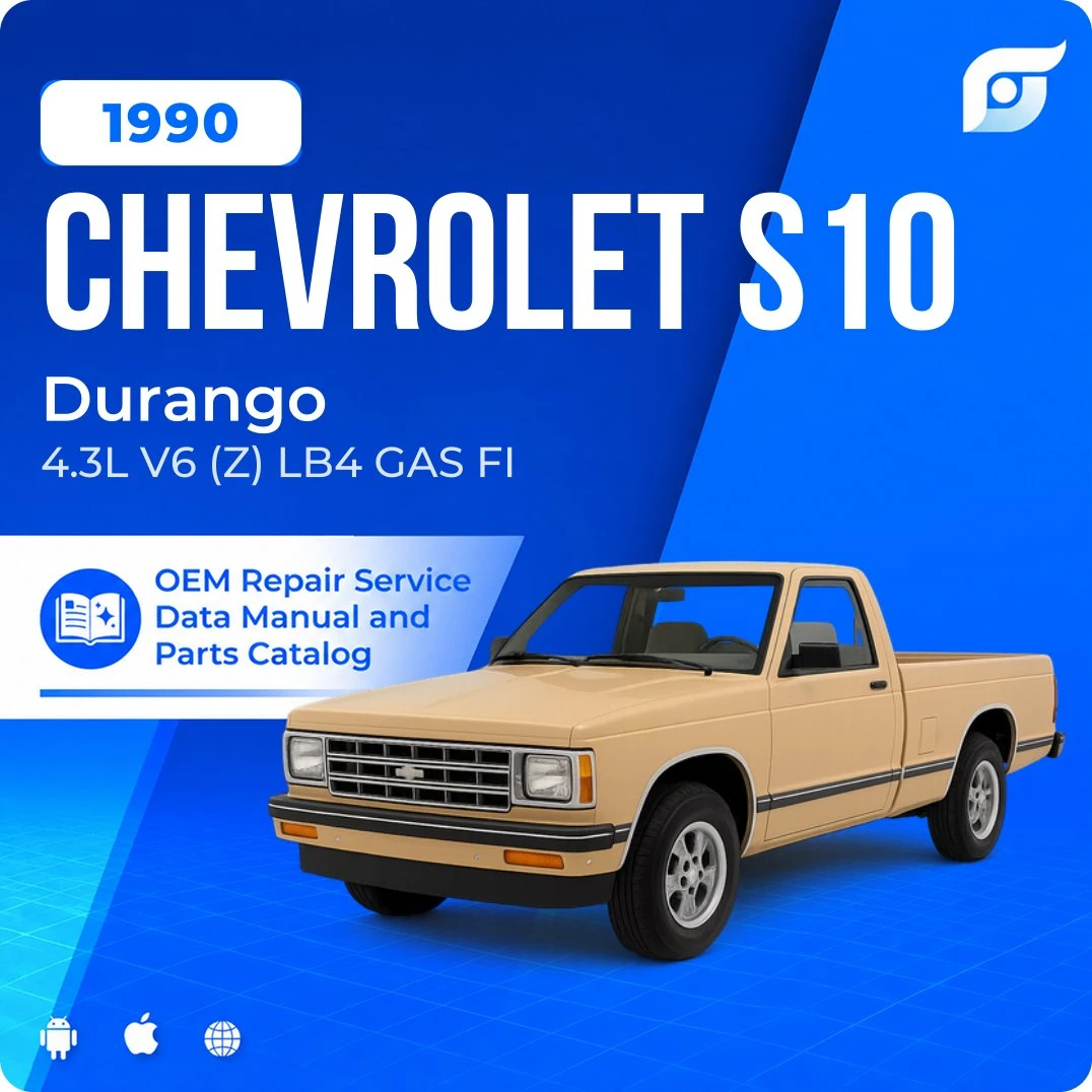 1990 Chevrolet S10 Durango - OEM Repair Service Manual