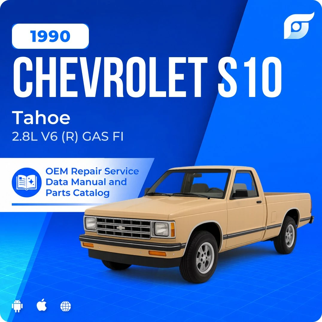 1990 Chevrolet S10 Tahoe - OEM Repair Service Manual
