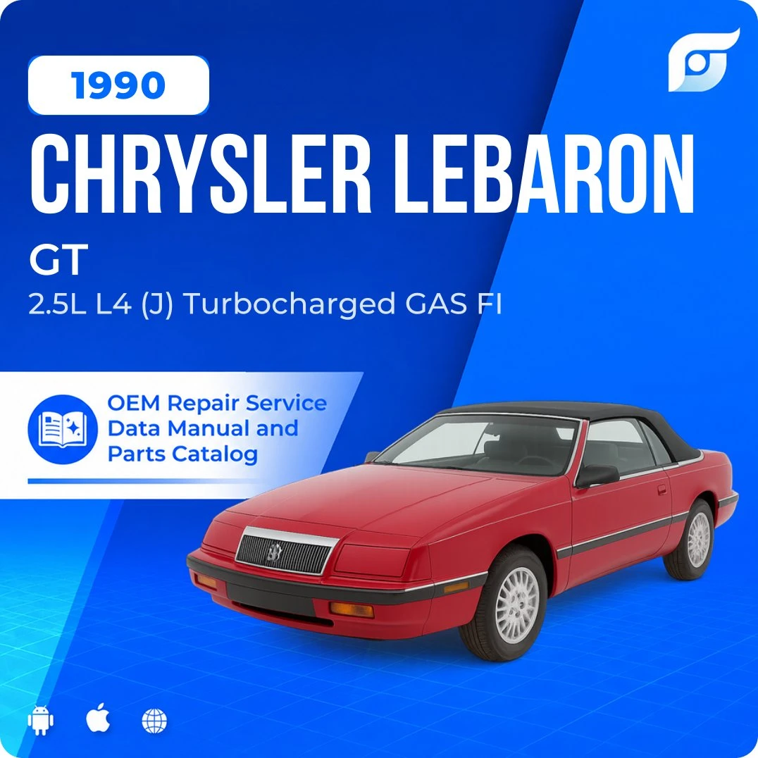 1990 Chrysler LeBaron GT - OEM Repair Service Manual