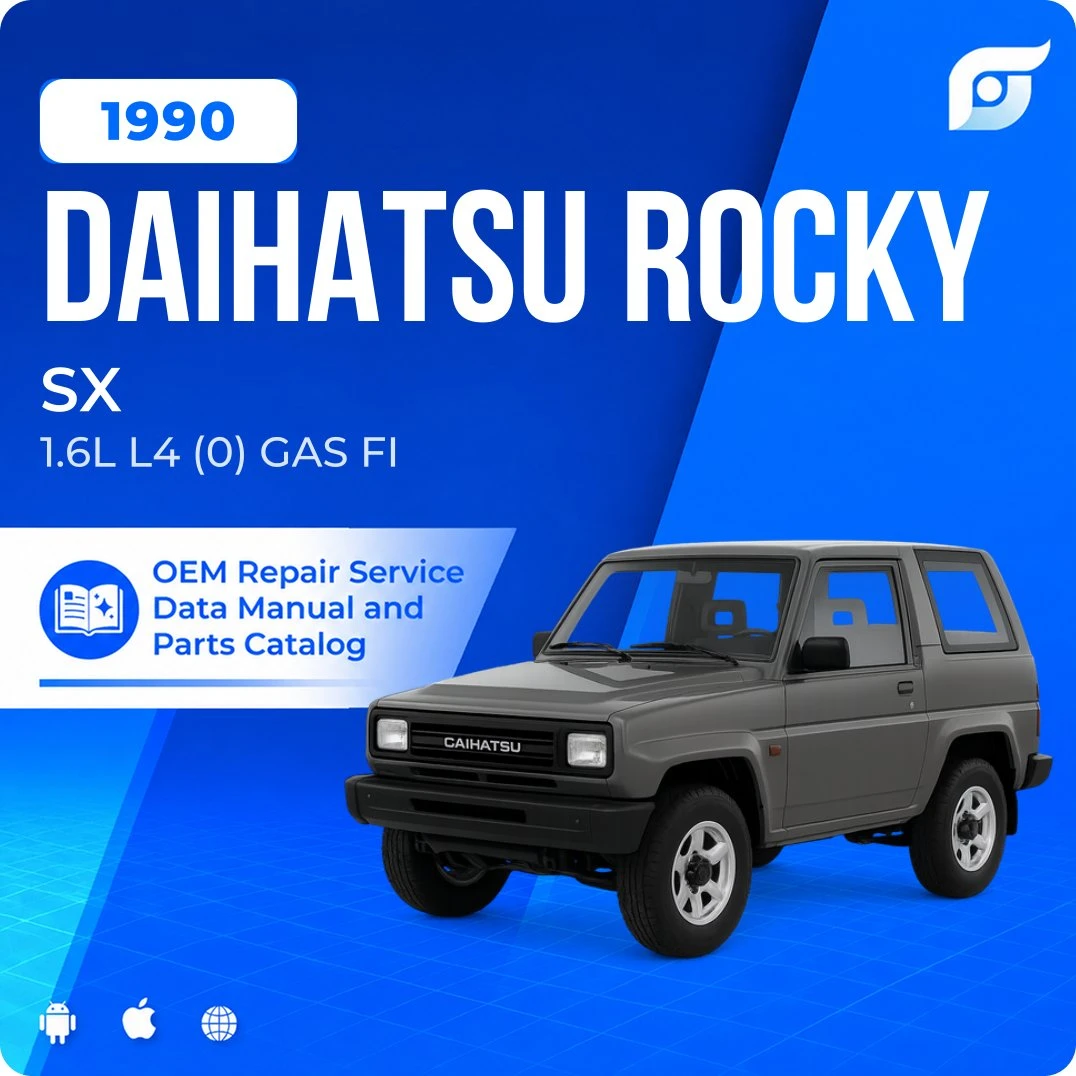 1990 Daihatsu Rocky SX - OEM Repair Service Manual