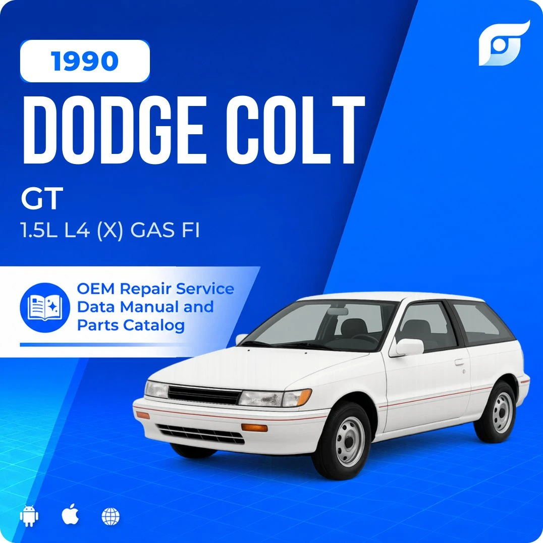 1990 Dodge Colt GT - OEM Repair Service Manual