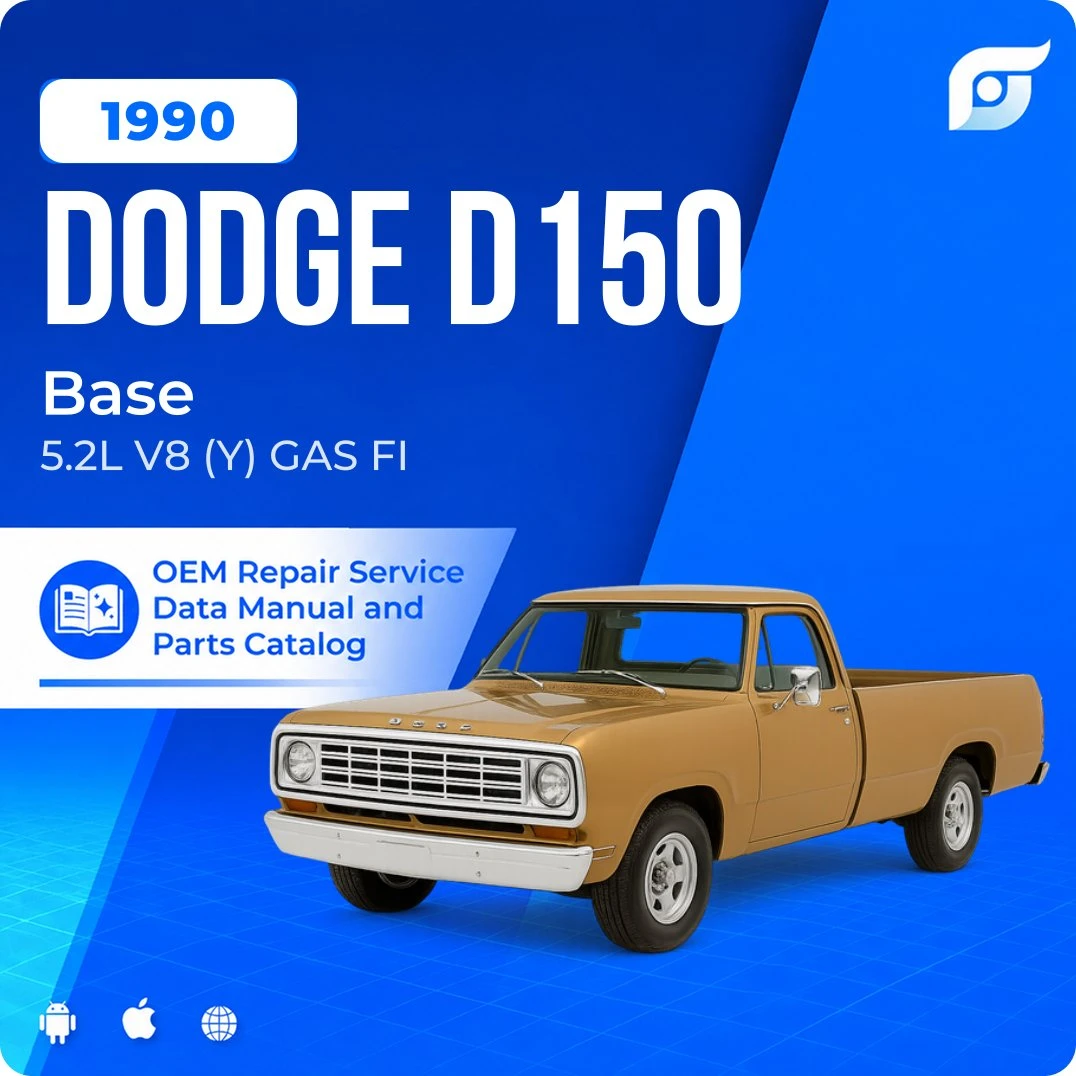 1990 Dodge D150 Base - OEM Repair Service Manual