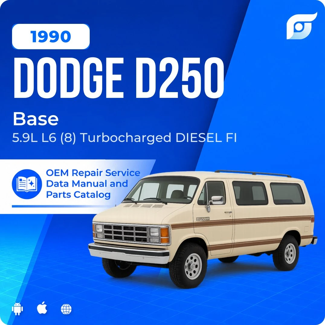 1990 Dodge D250 Base - OEM Repair Service Manual