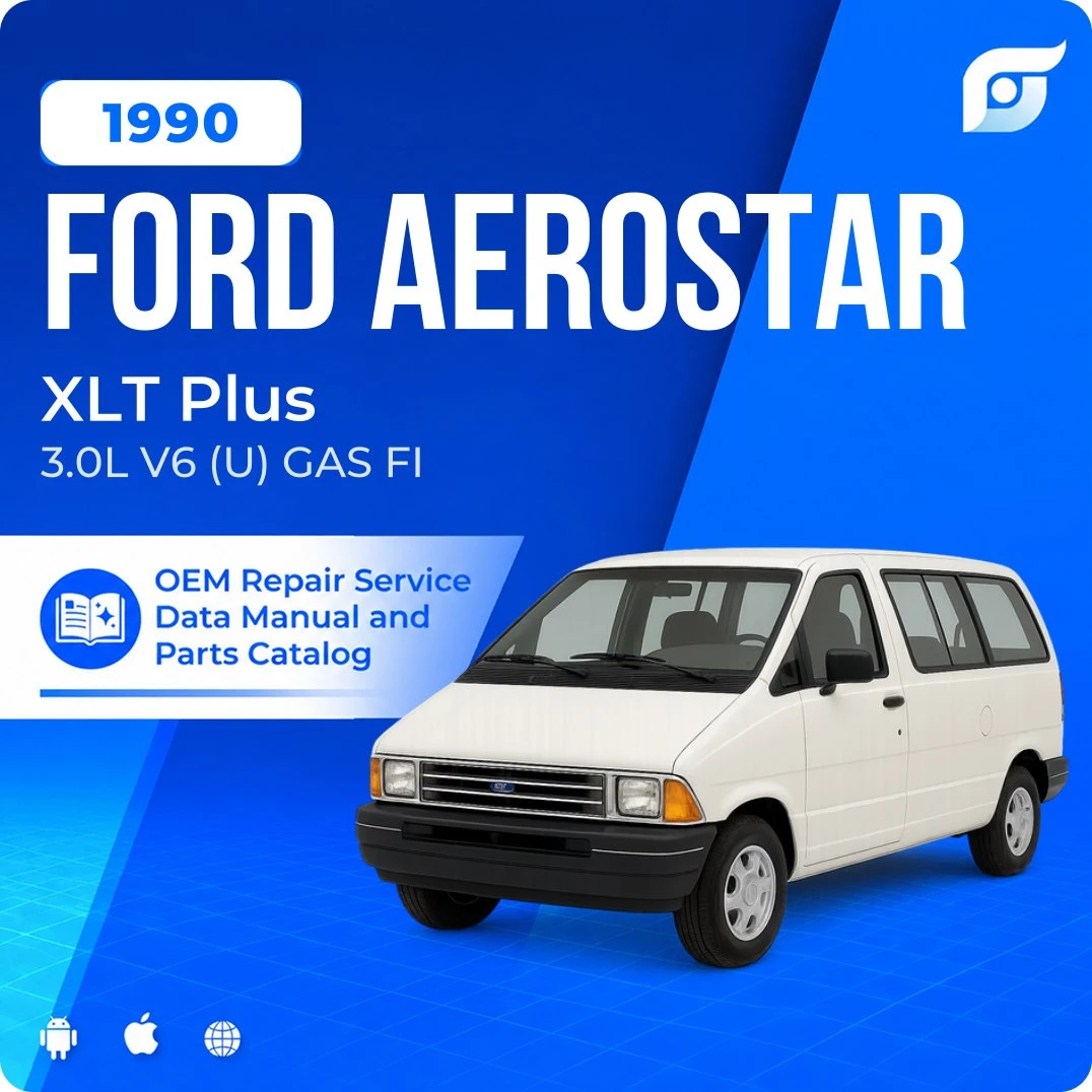 1990 Ford Aerostar XLT Plus - OEM Repair Service Manual