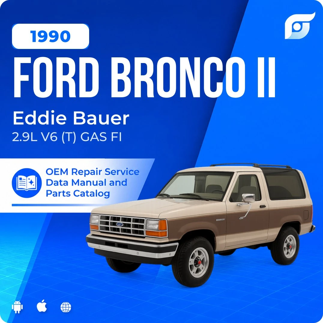 1990 Ford Bronco II Eddie Bauer - OEM Repair Service Manual