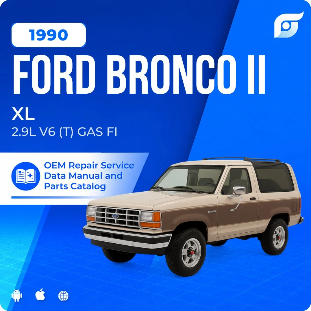 1990 Ford Bronco II XL - OEM Repair Service Manual
