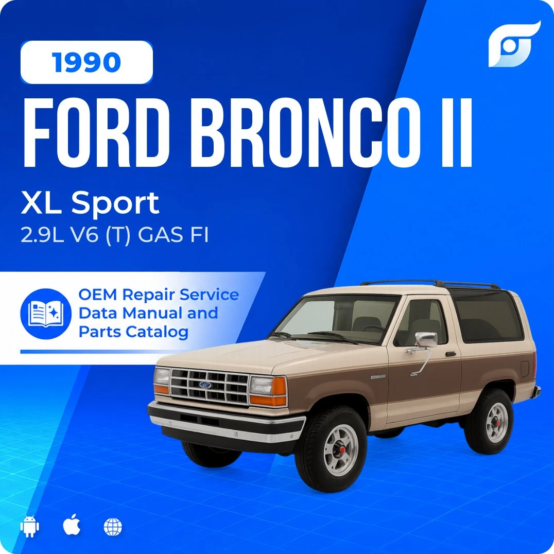 1990 Ford Bronco II XL Sport - OEM Repair Service Manual