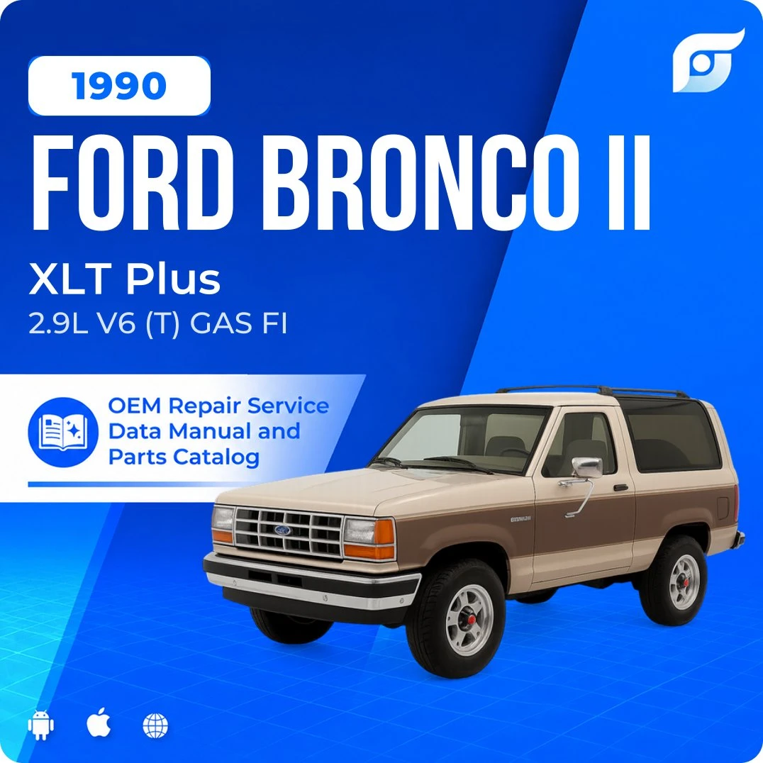 1990 Ford Bronco II XLT Plus - OEM Repair Service Manual