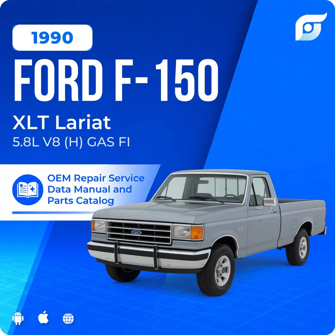1990 Ford F-150 XLT Lariat - OEM Repair Service Manual