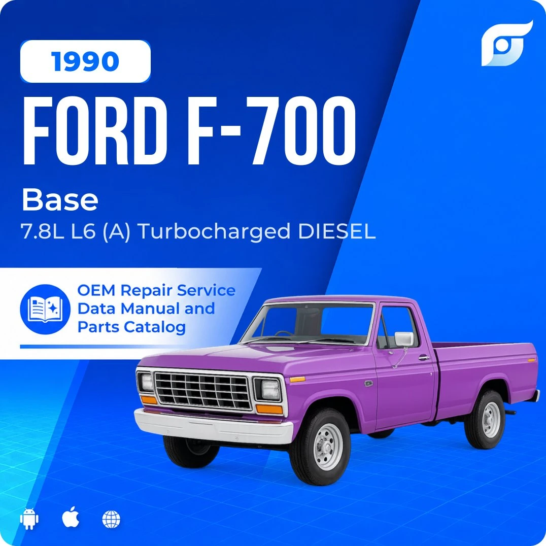 1990 Ford F-700 Base - OEM Repair Service Manual