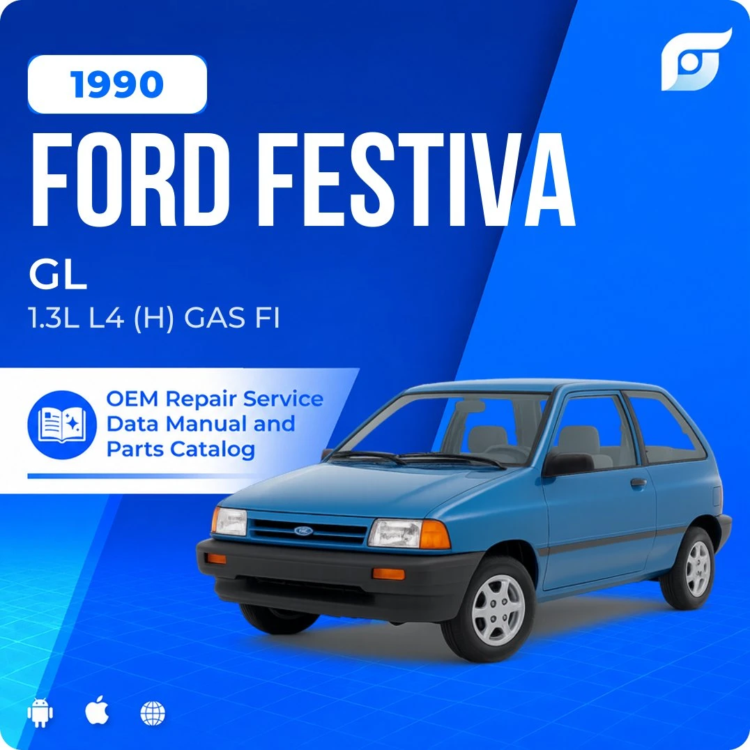 1990 Ford Festiva GL - OEM Repair Service Manual