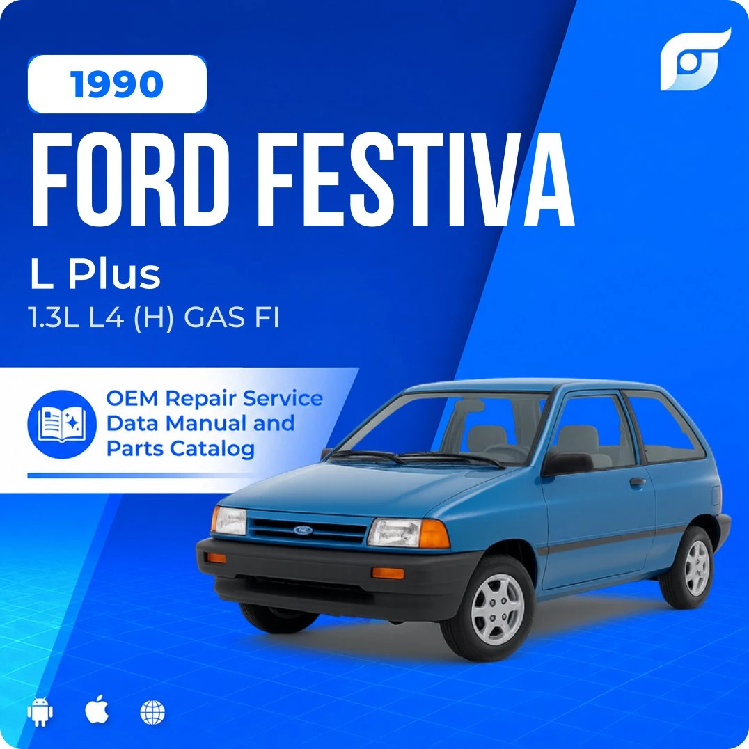 1990 Ford Festiva L Plus - OEM Repair Service Manual
