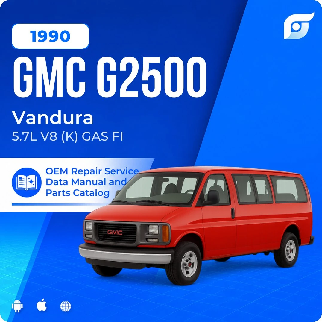1990 GMC G2500 Vandura - OEM Repair Service Manual