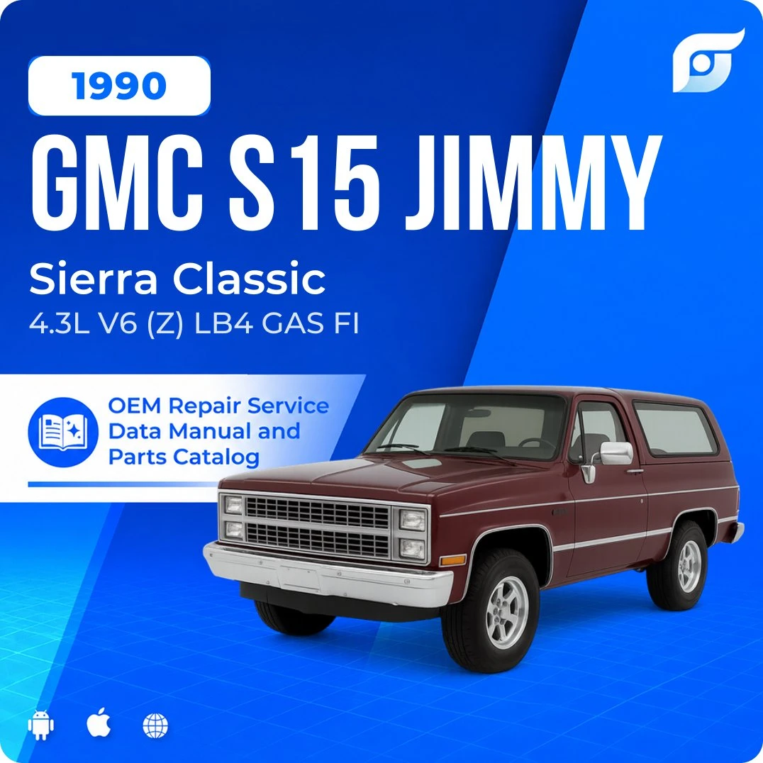 1990 GMC S15 Jimmy Sierra Classic - OEM Repair Service Manual