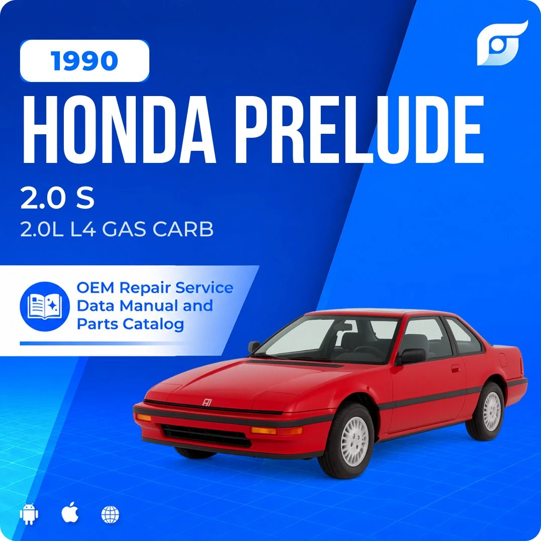 1990 Honda Prelude 2.0 S - OEM Repair Service Manual