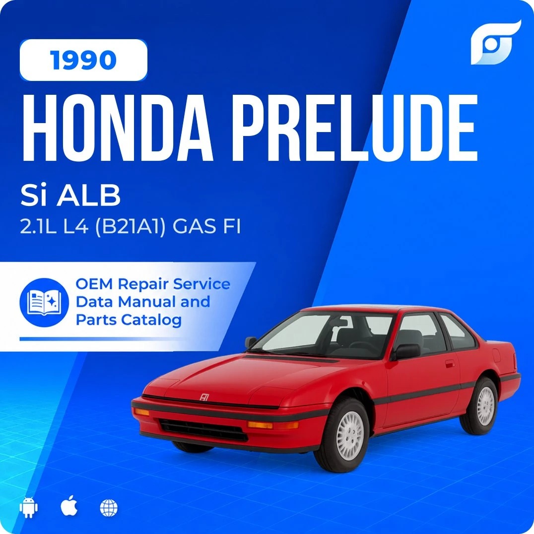 1990 Honda Prelude Si ALB - OEM Repair Service Manual