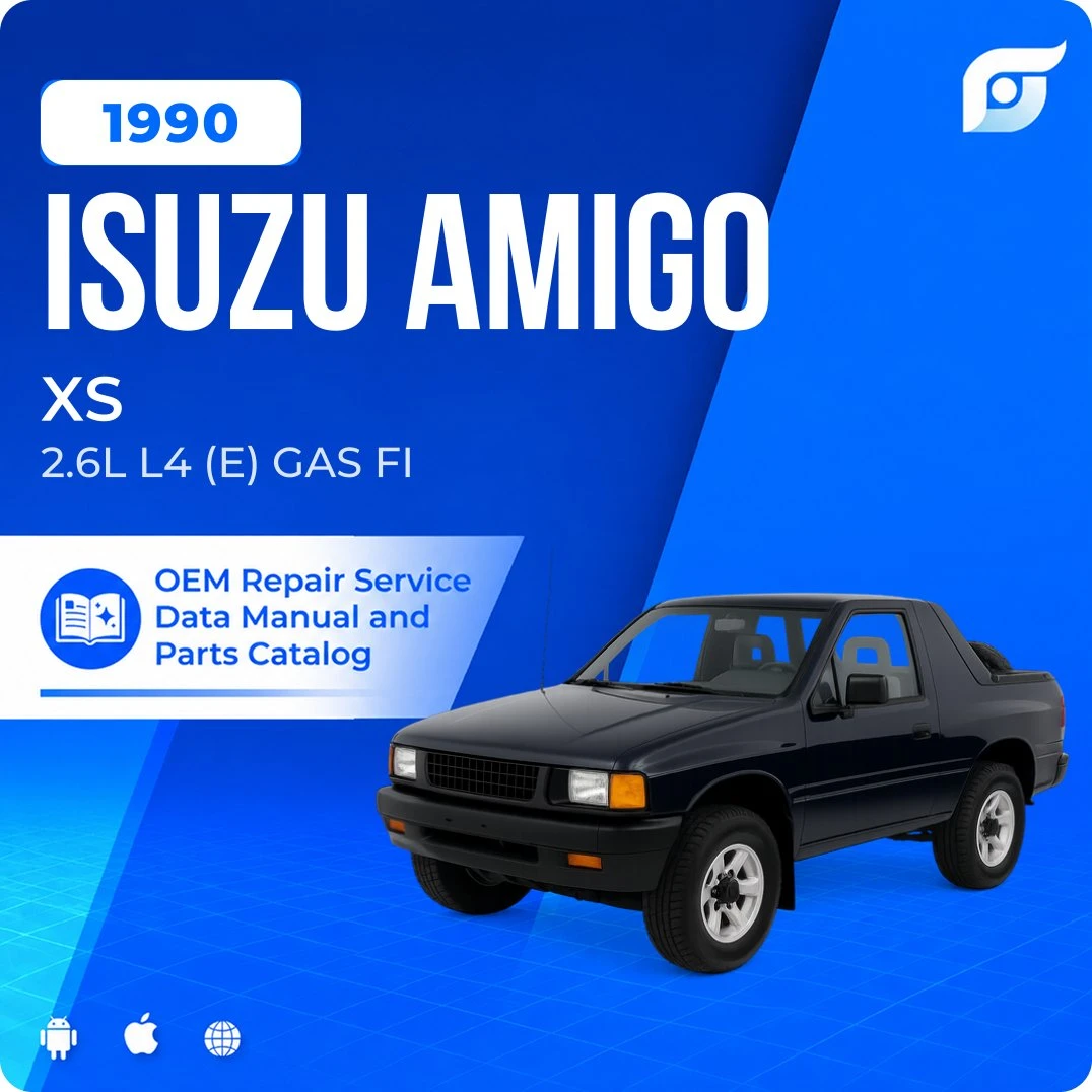 1990 Isuzu Amigo XS - OEM Repair Service Manual