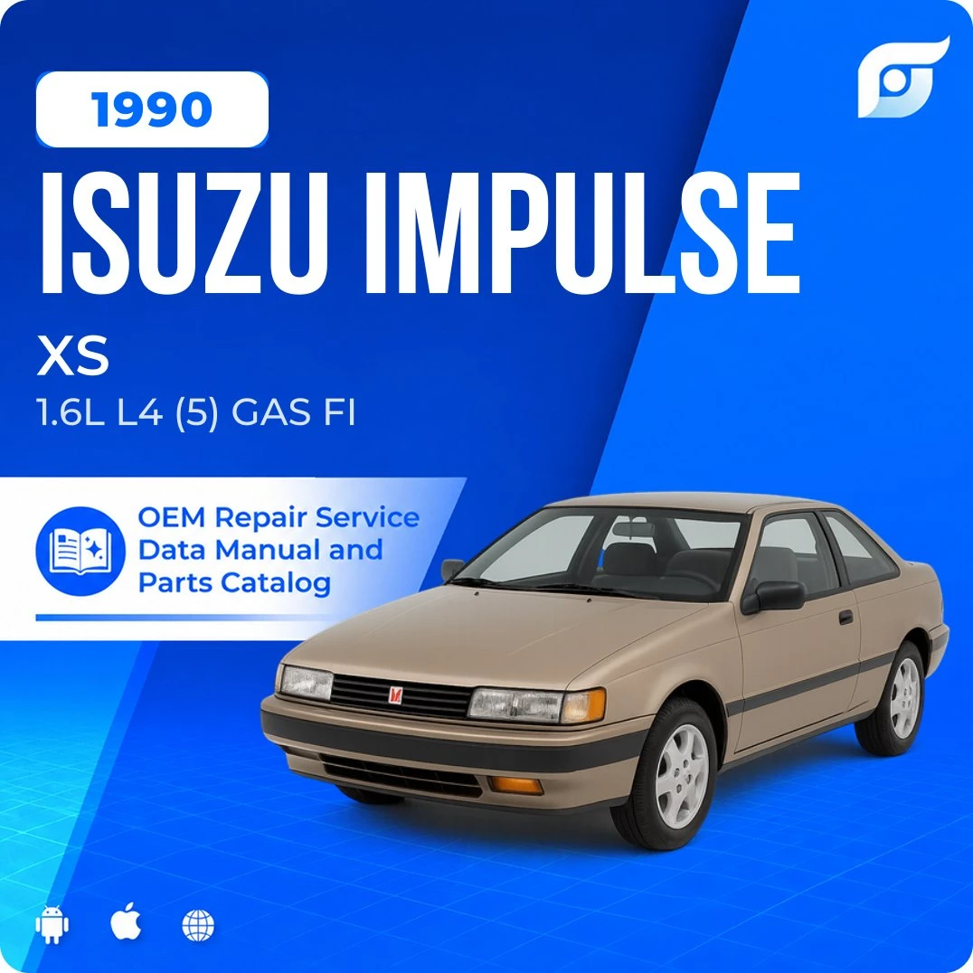 1990 Isuzu Impulse XS - OEM Repair Service Manual