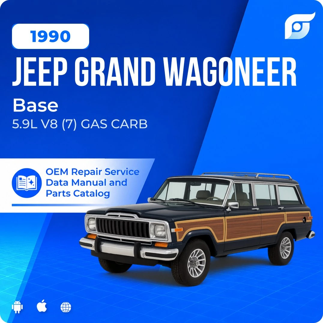 1990 Jeep Grand Wagoneer Base - OEM Repair Service Manual