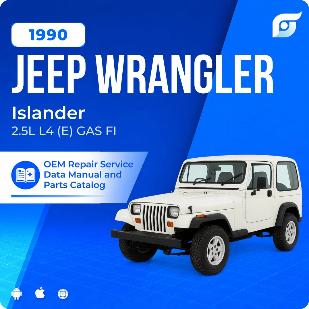 1990 Jeep Wrangler Islander - OEM Repair Service Manual