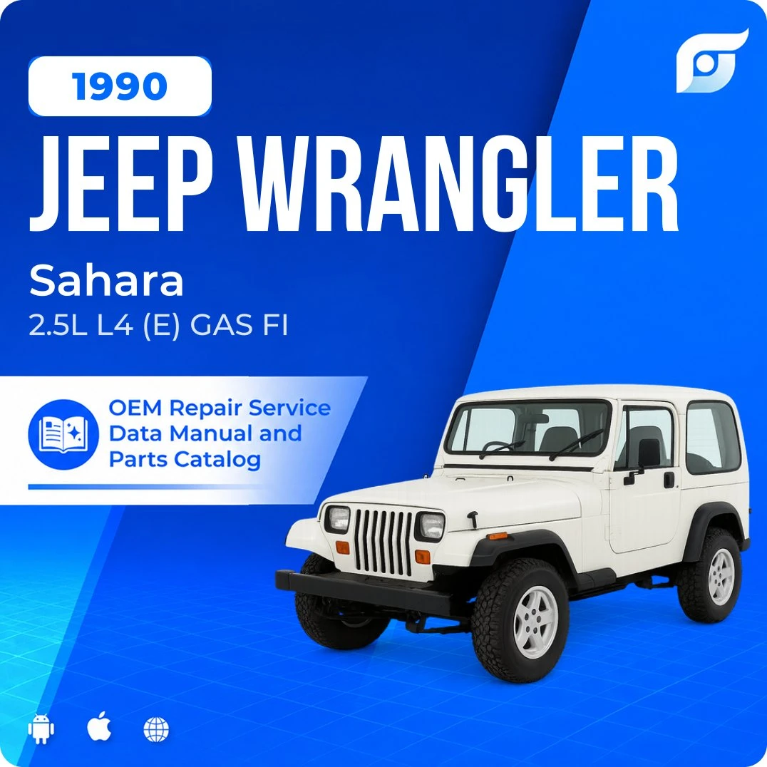 1990 Jeep Wrangler Sahara - OEM Repair Service Manual