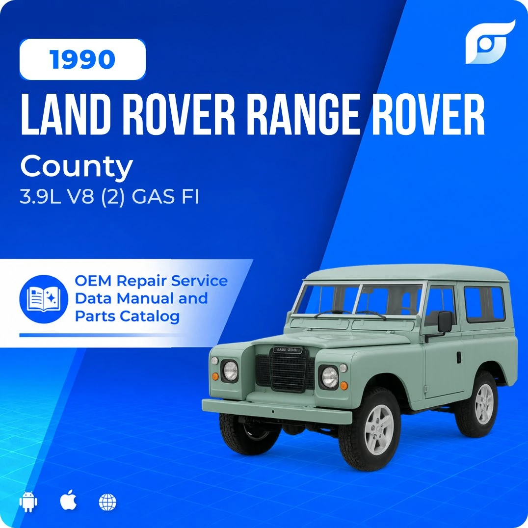 1990 Land Rover Range Rover County - OEM Repair Service Manual