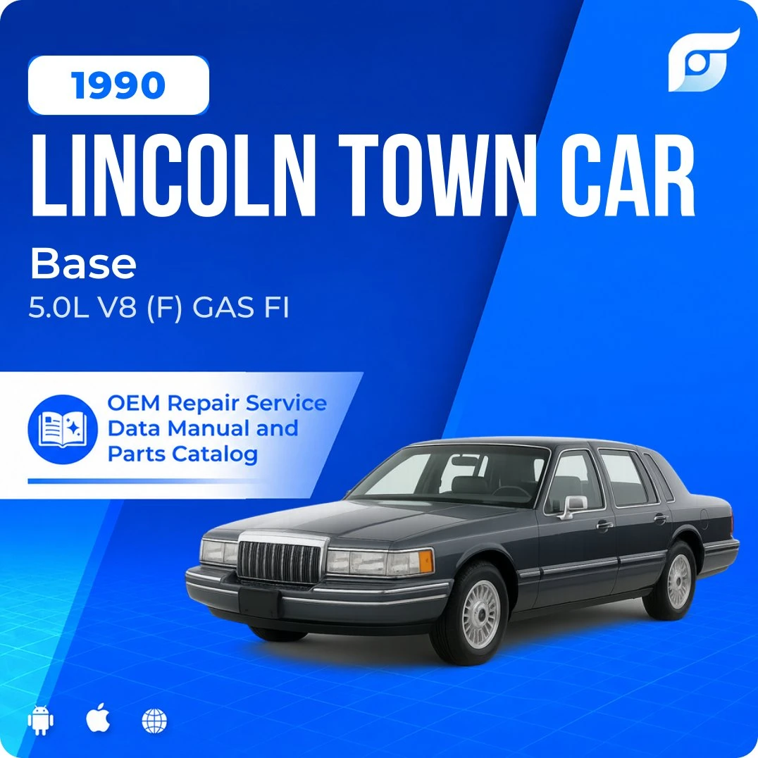 1990 Lincoln Town Car Base - OEM Repair Service Manual