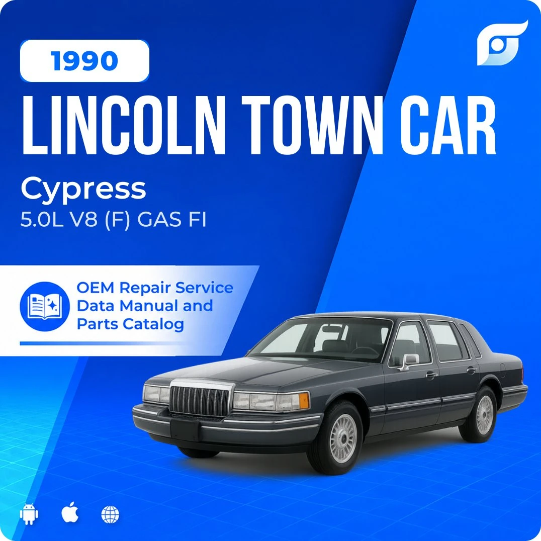 1990 Lincoln Town Car Cypress - OEM Repair Service Manual