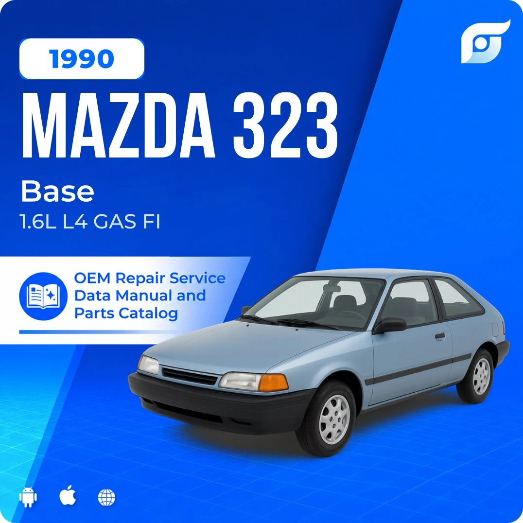 1990 Mazda 323 Base - OEM Repair Service Manual