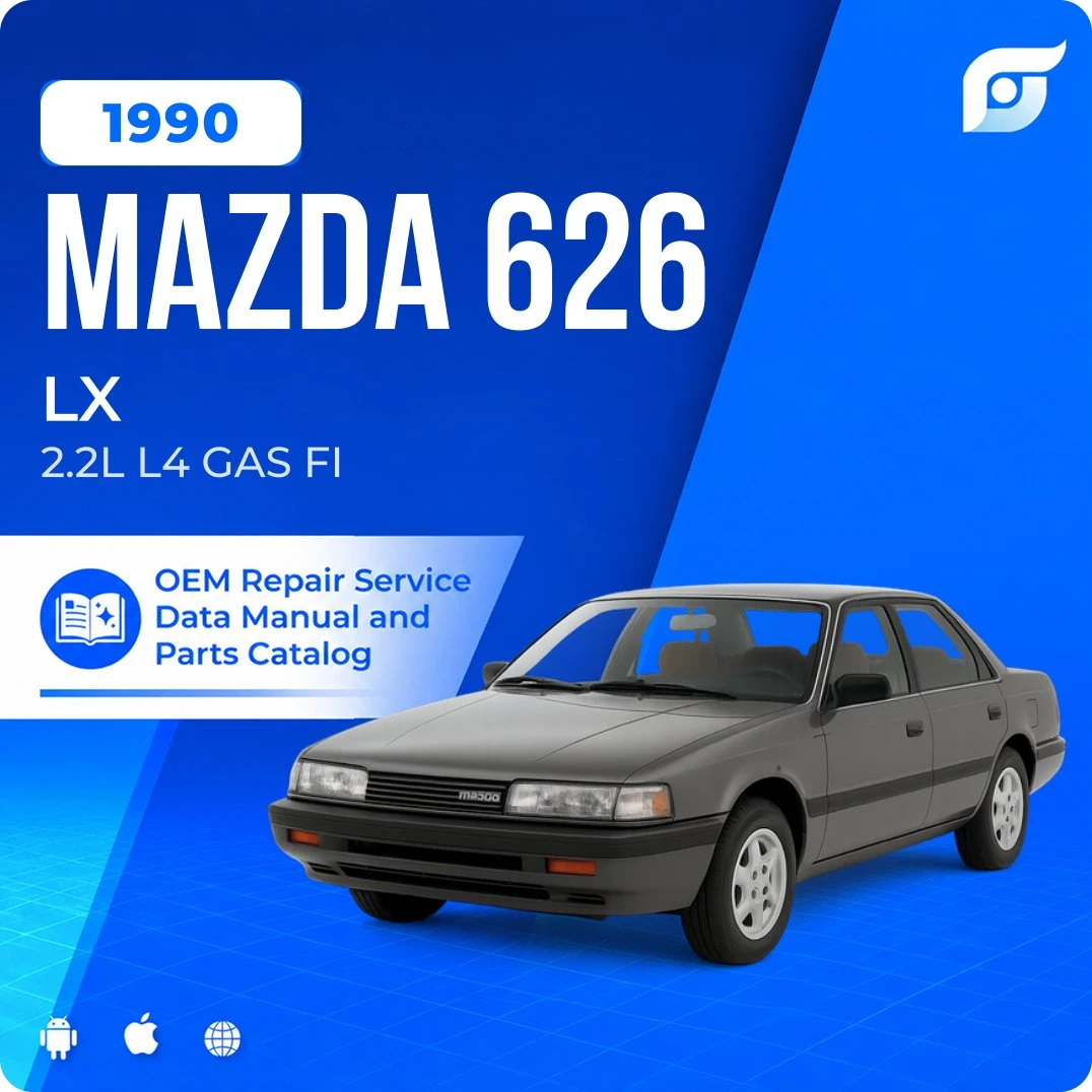 1990 Mazda 626 LX - OEM Repair Service Manual