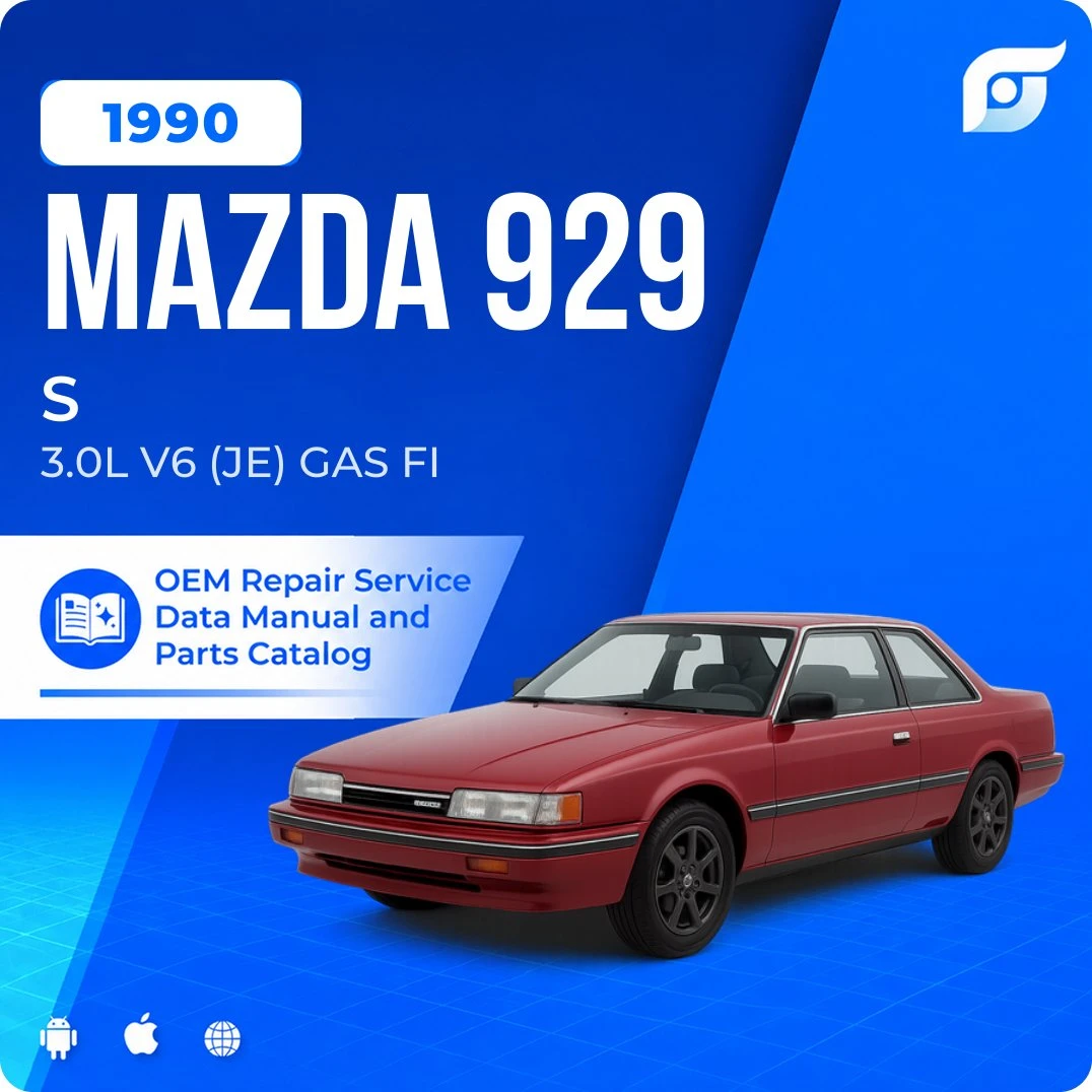 1990 Mazda 929 S - OEM Repair Service Manual