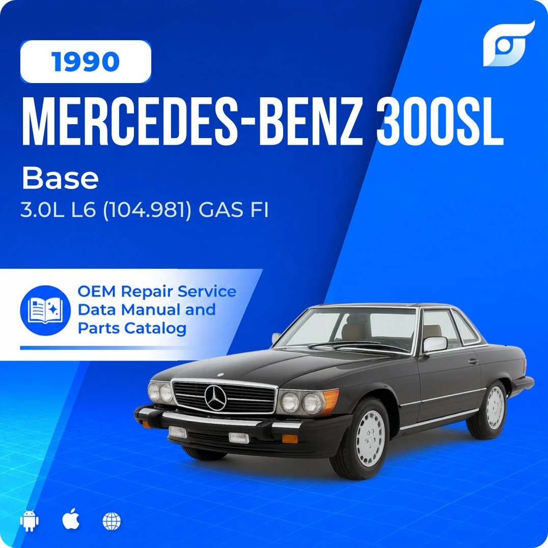 1990 Mercedes-Benz 300SL Base - OEM Repair Service Manual
