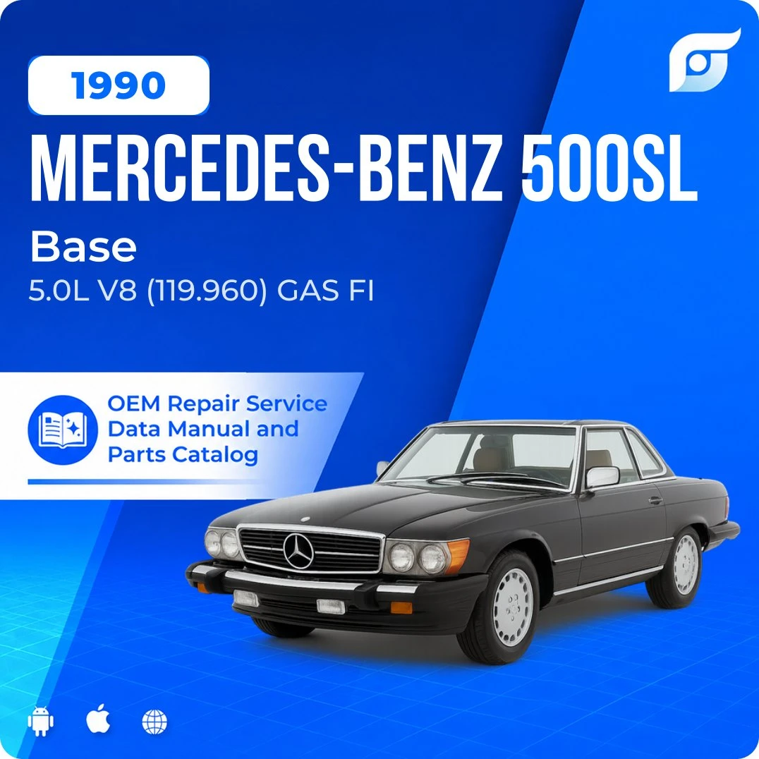1990 Mercedes-Benz 500SL Base - OEM Repair Service Manual