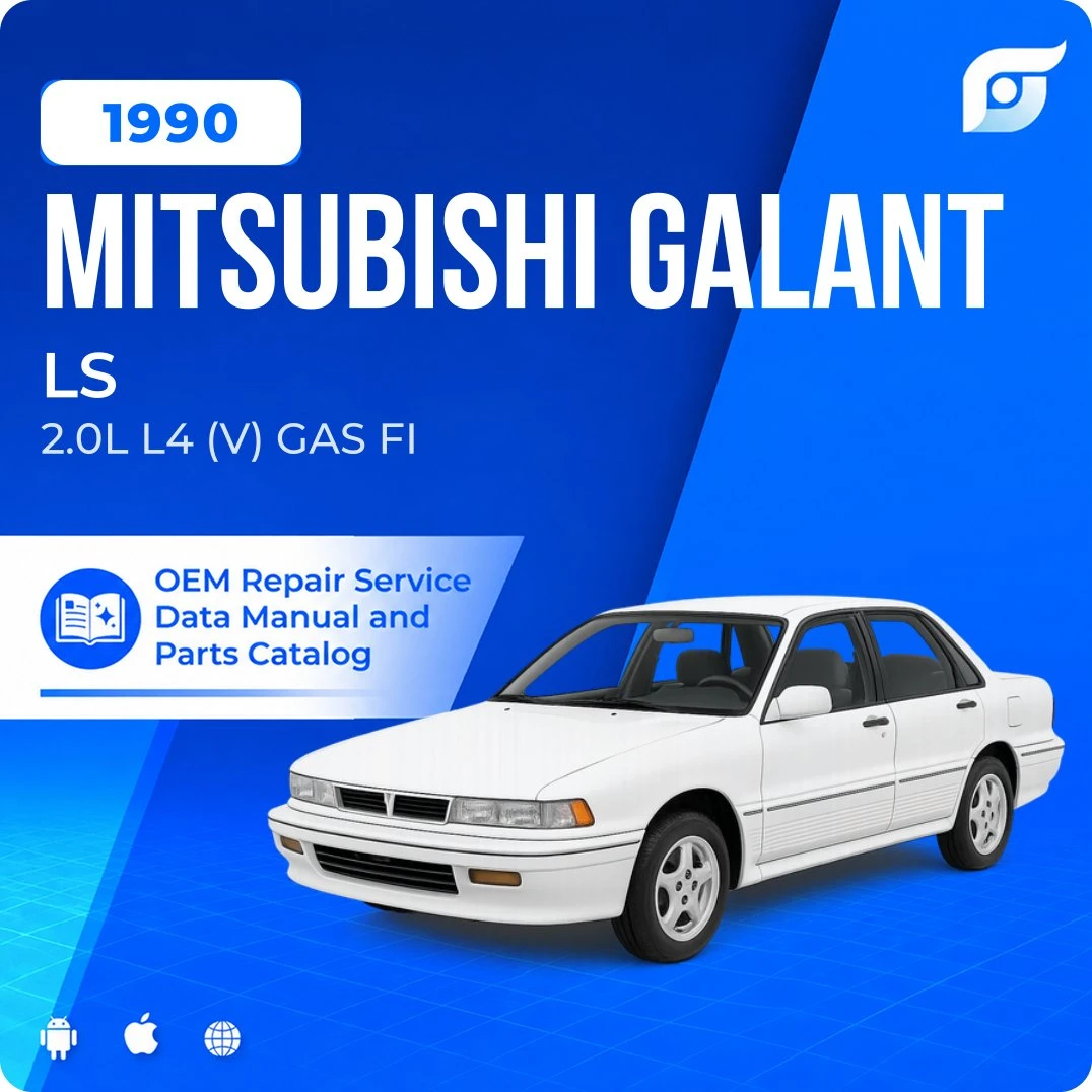 1990 Mitsubishi Galant LS - OEM Repair Service Manual