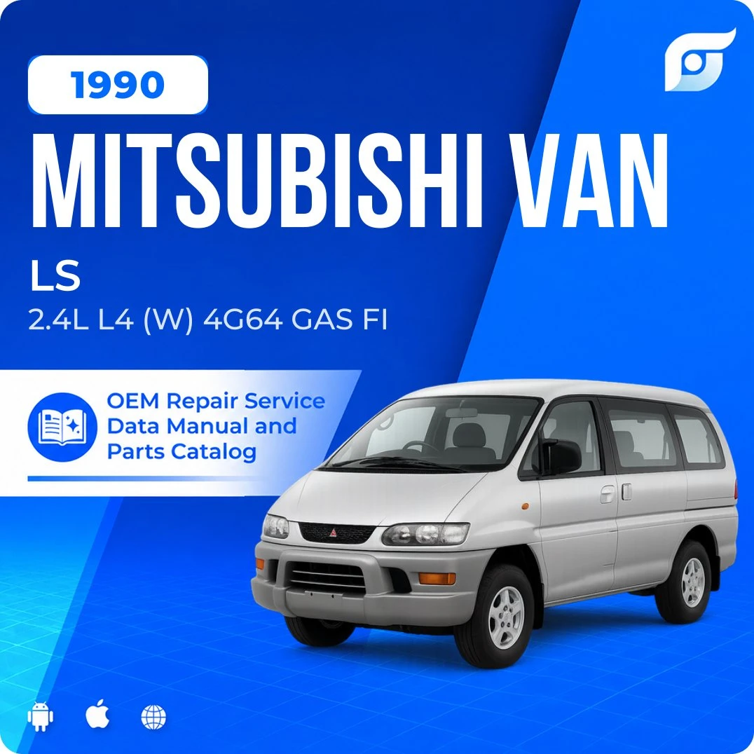 1990 Mitsubishi Van LS - OEM Repair Service Manual