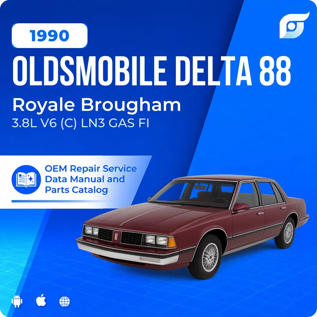 1990 Oldsmobile Delta 88 Royale Brougham - OEM Repair Service Manual