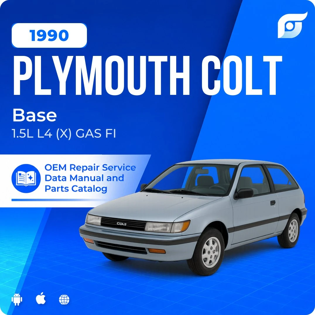 1990 Plymouth Colt Base - OEM Repair Service Manual
