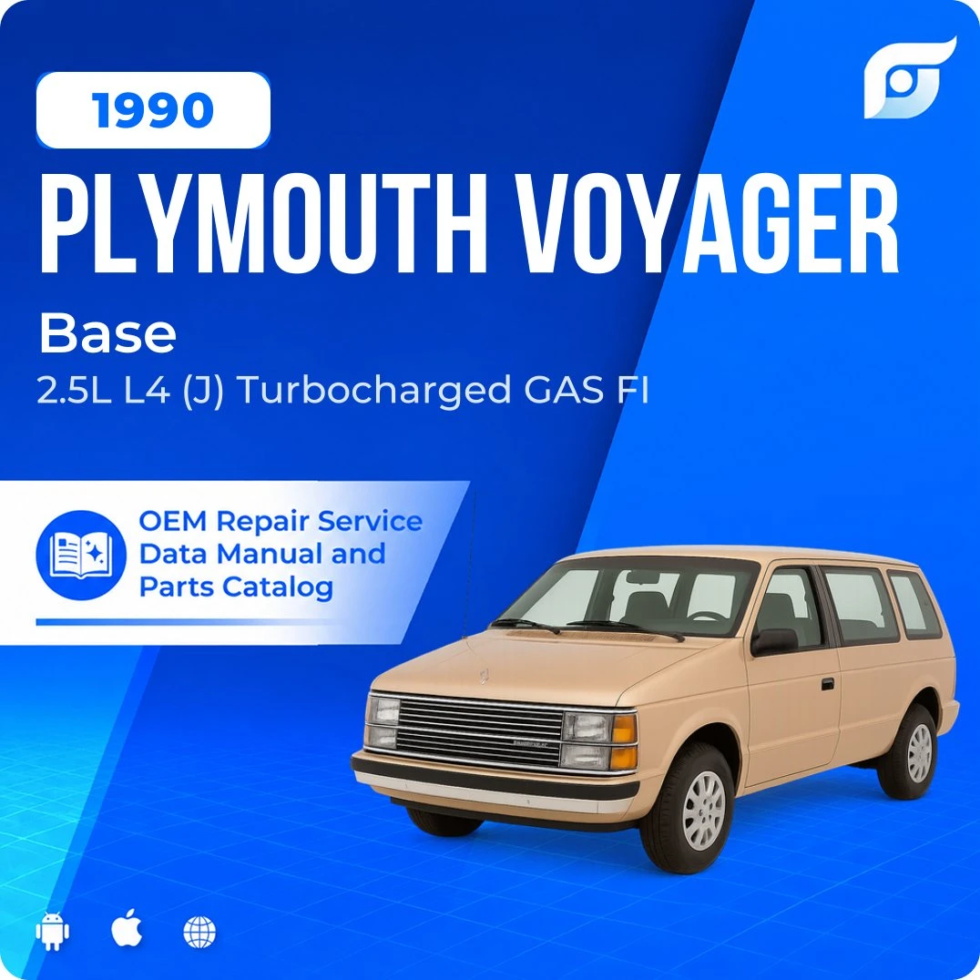 1990 Plymouth Voyager Base - OEM Repair Service Manual