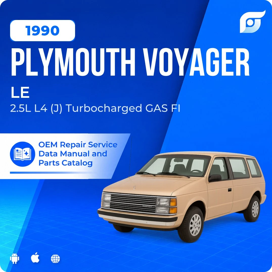 1990 Plymouth Voyager LE - OEM Repair Service Manual