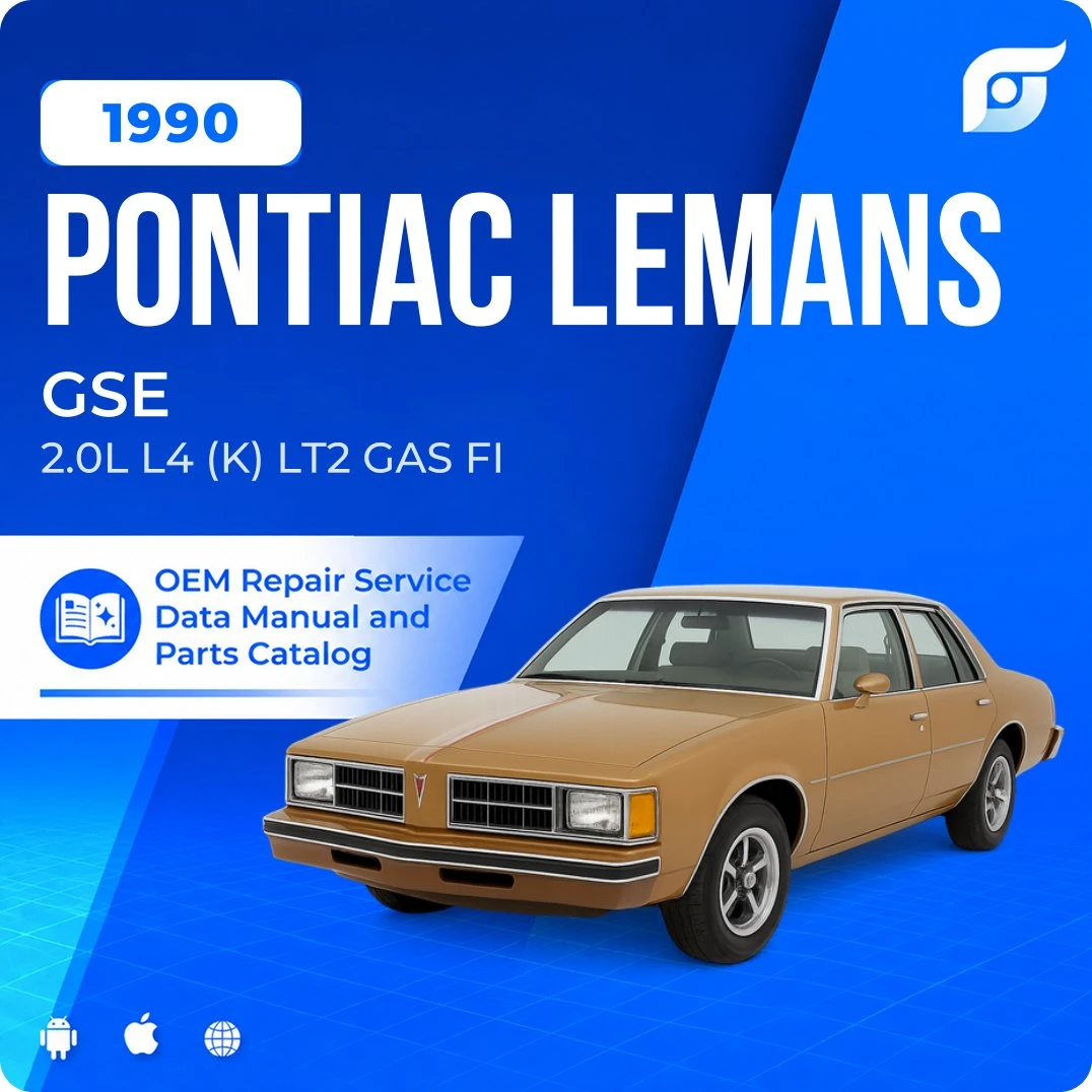 1990 Pontiac LeMans GSE - OEM Repair Service Manual