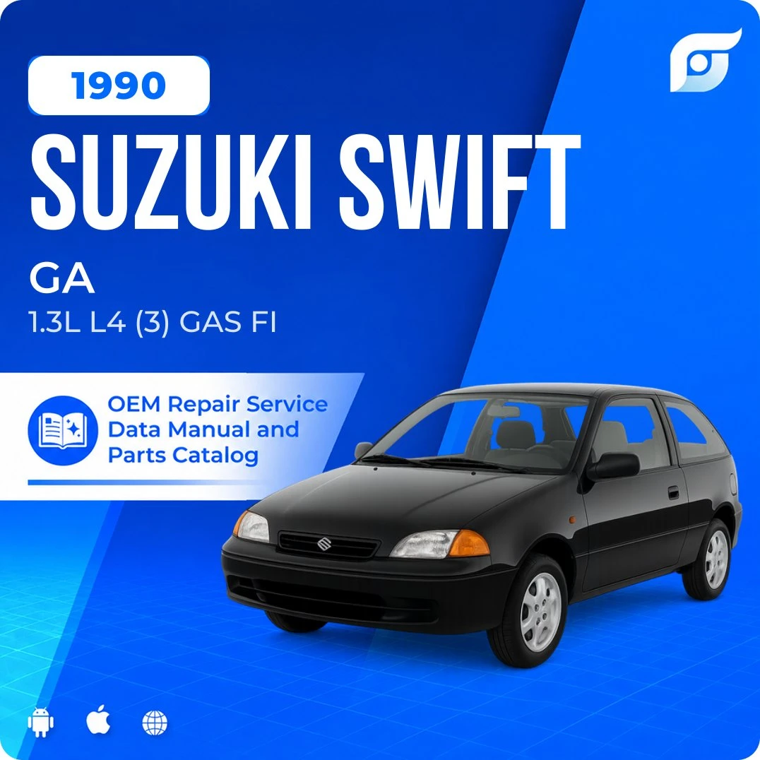 1990 Suzuki Swift GA - OEM Repair Service Manual