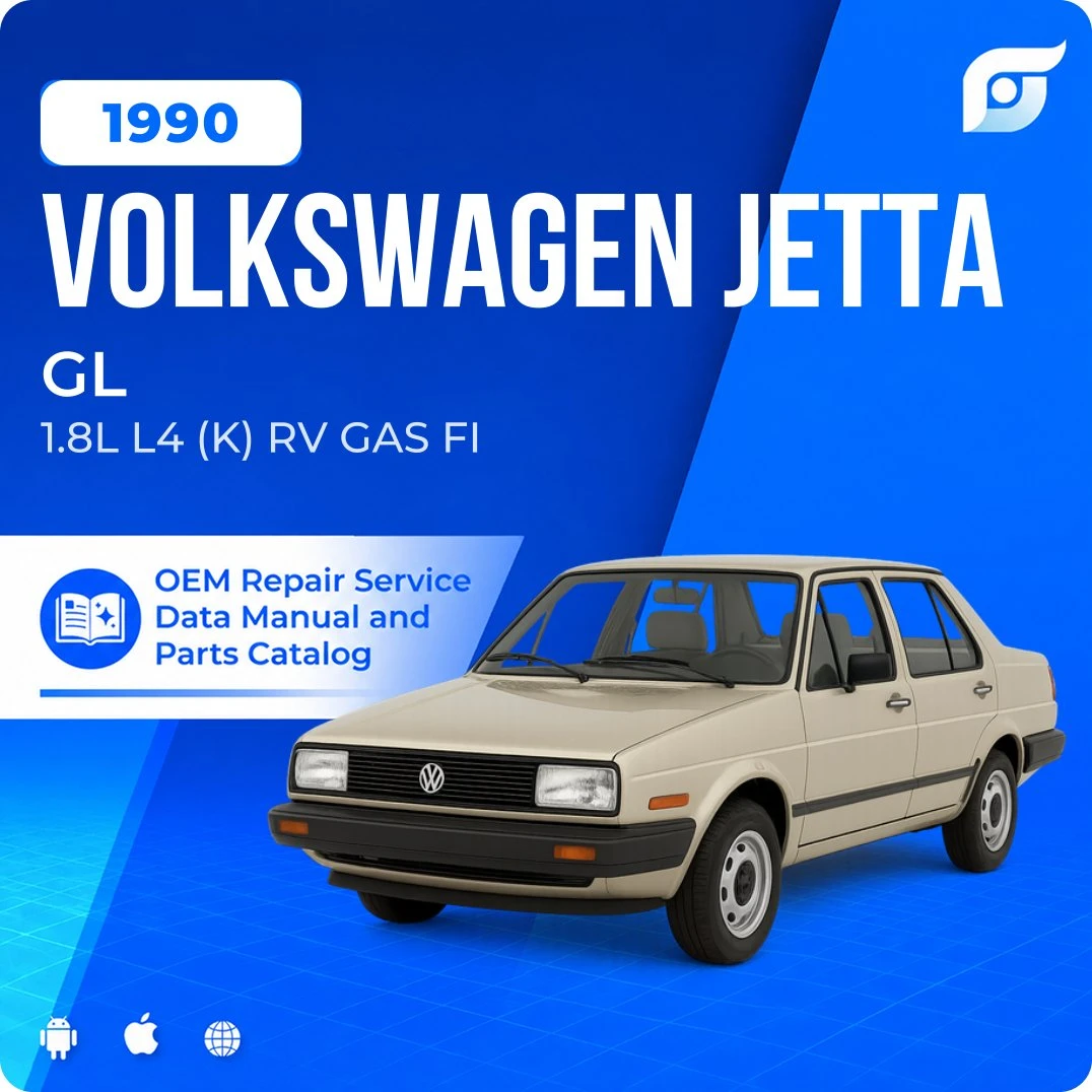 1990 Volkswagen Jetta GL - OEM Repair Service Manual