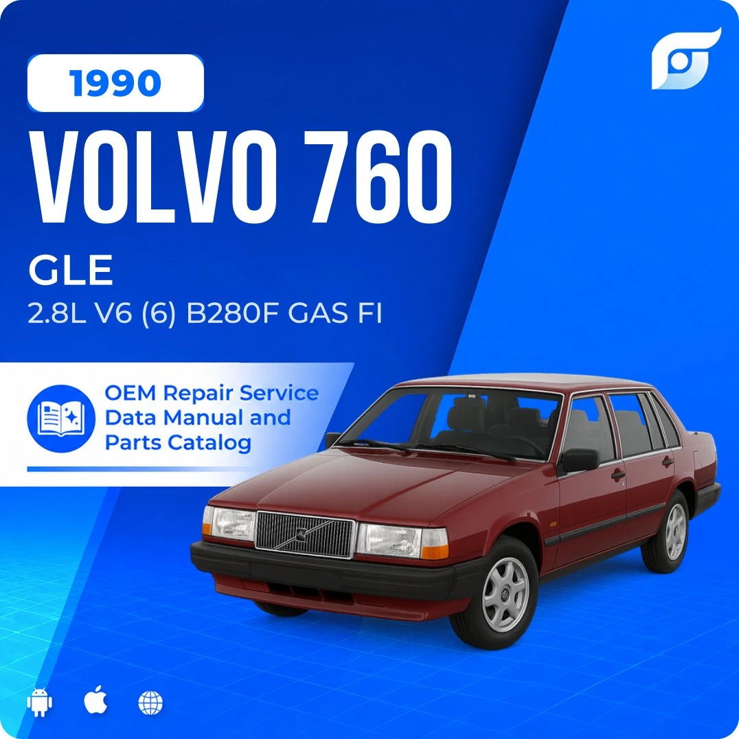 1990 Volvo 760 GLE - OEM Repair Service Manual