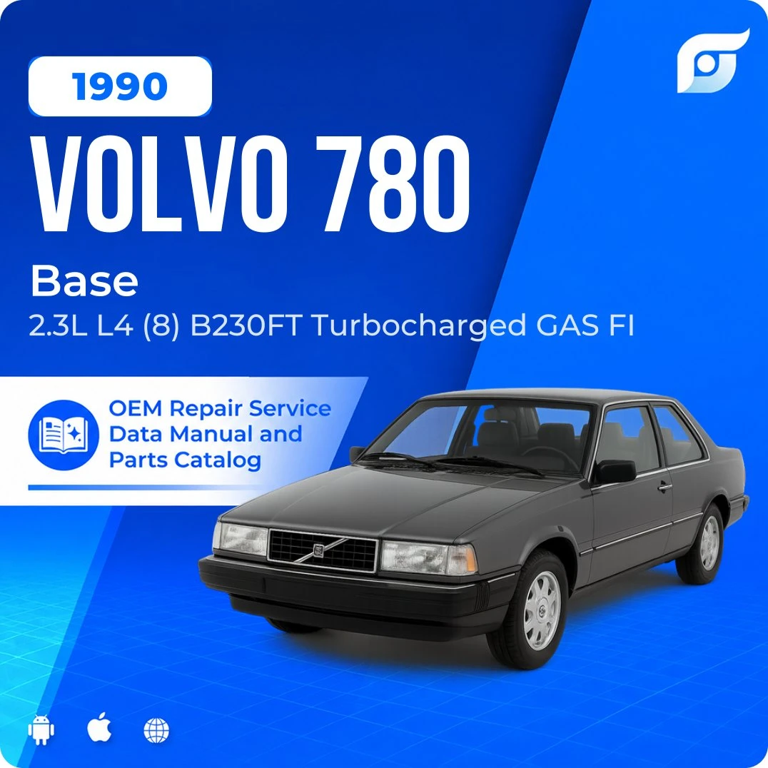 1990 Volvo 780 Base - OEM Repair Service Manual