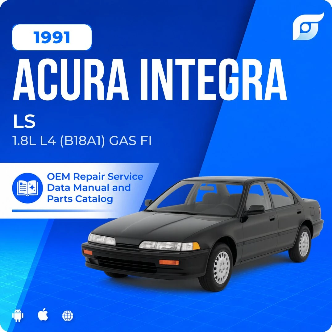 1991 Acura Integra LS - OEM Repair Service Manual