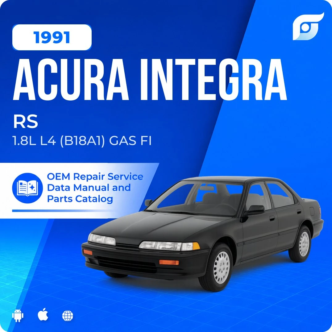 1991 Acura Integra RS - OEM Repair Service Manual